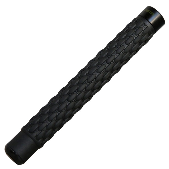 BlackField Teleskop Schlagstock 21"/53 cm Hartgummi gehärtet mit Etui
